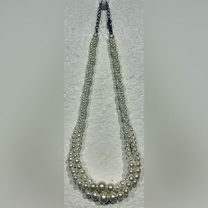 Joe Fresh Multi Strand Twisted Faux Pearl Necklace